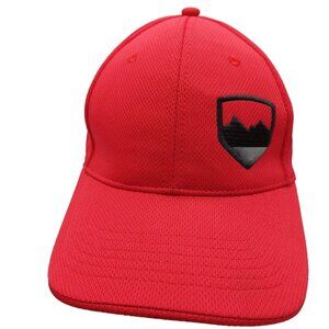 Teraflex Fitted Baseball Hat Cap Black and Red
